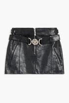 SKIRT LEATHER LEATHER