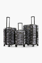 Lightweight Python Print Spinner Suitcase Set