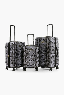 Lightweight Python Print Spinner Suitcase Set
