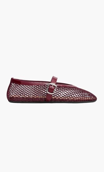 Fishnet Ballet Flats