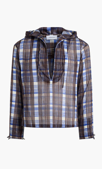 AUGUST CHECK PRINT BLOUSON