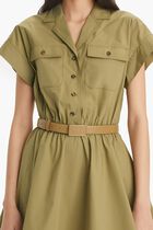 COTTON POPLIN SHIRTDRESS