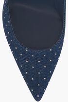 Kate 85 Embellished Denim Heels Kate 85 Embellished Denim Heels