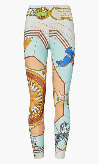 TORY SPORT PRINTED HIGH-RISE WEIGHTLESS 78 LEGGINGS