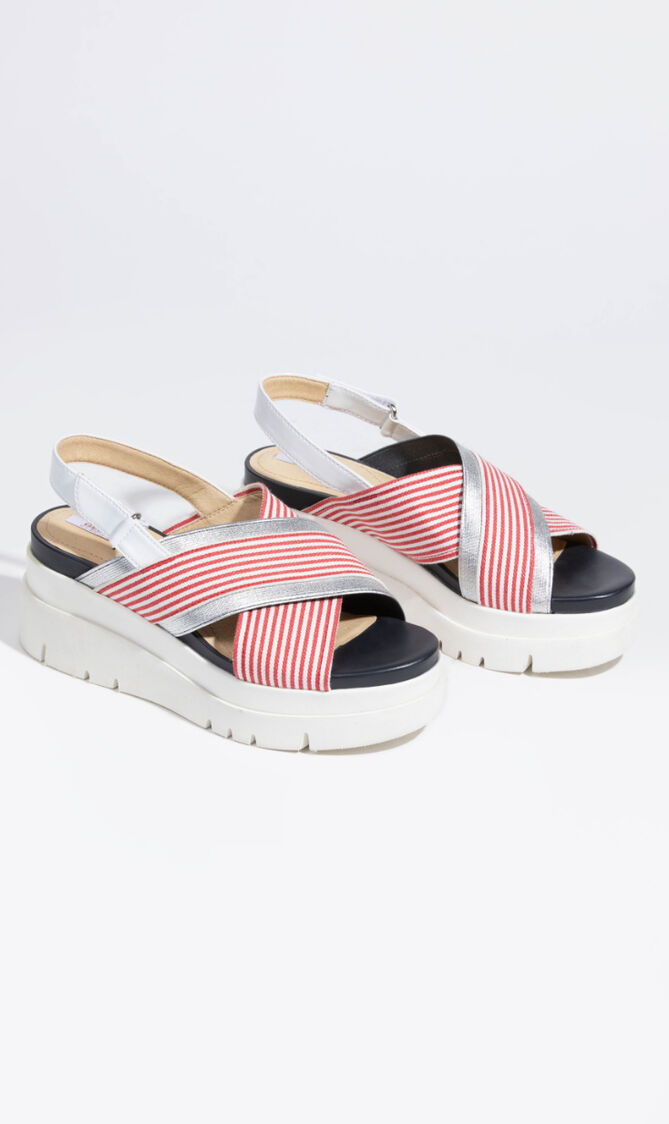 Radwa Stripes Sandals