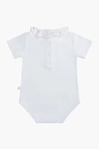 Heart Ruffle Collar Onesie