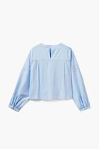 Pleated Blouse in Viscose Blend