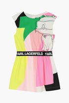 LOGO WAISTBAND DRESS