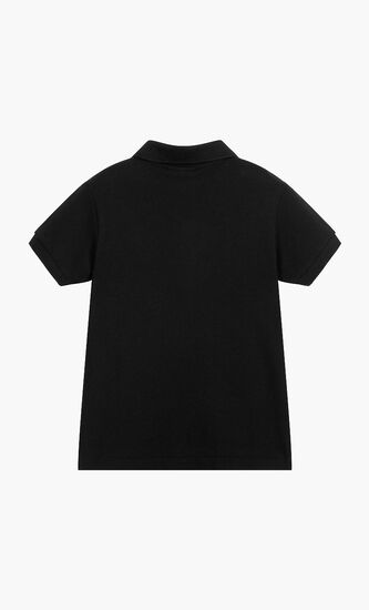 SHORT SLEEVED RIBBED COLLAR SHIRT