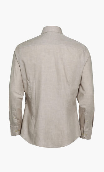 Mayfair Cotton Wool Slim Fit Long Sleeves Shirt