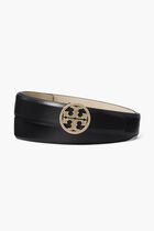 Miller Smooth Leather Pave Logo Belt