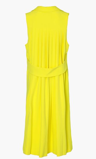 Long Pleated Back Gilet