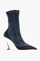 Corset ankle boots