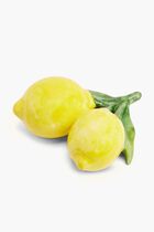 منحوتة بتصميم الليمون صغيرة جدًا صفراء