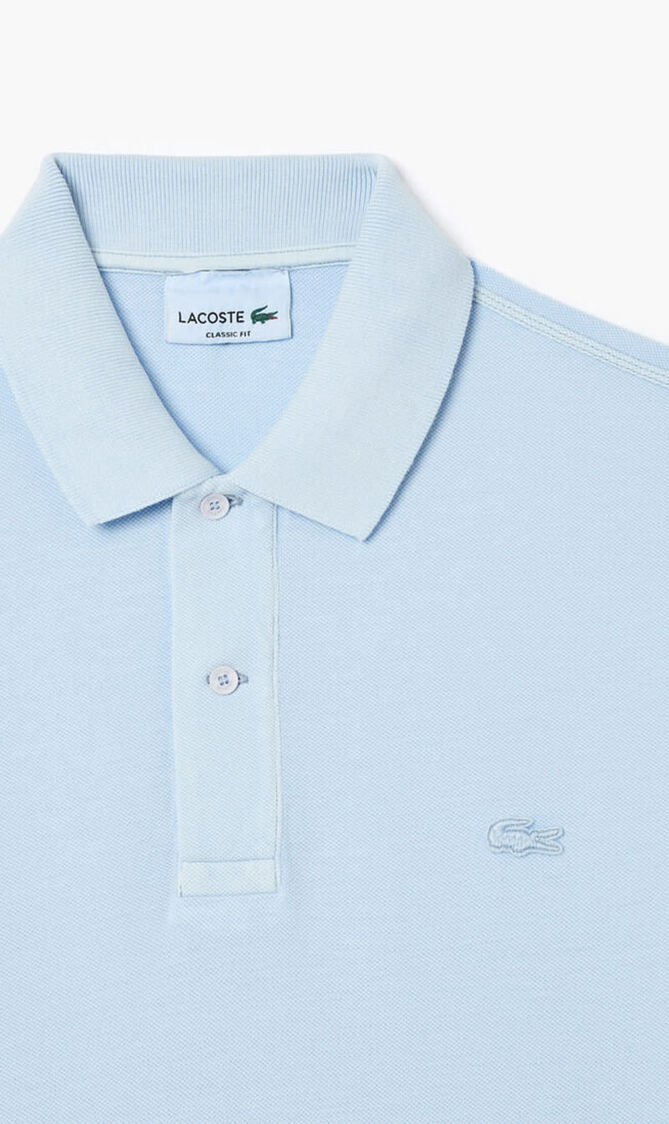 SHORT SLEEVED RIBBED COLLAR SHIRT