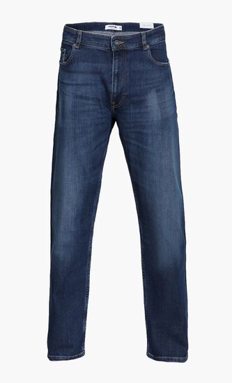 Slim Fit Stretch Denim 5-Pocket Jeans