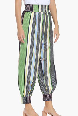 Field Day Stripe Silk Pajama Pants