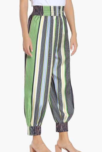 Field Day Stripe Silk Pajama Pants