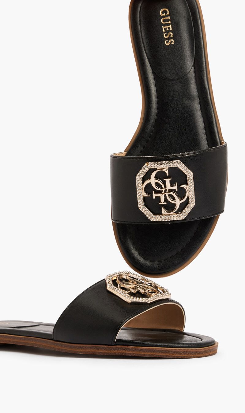 Buy GUESS Super Nappa Flat Sandal for SAR 165.00 The Deal Outlet