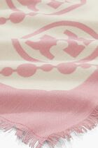 T MONOGRAM BORDERED OBLONG