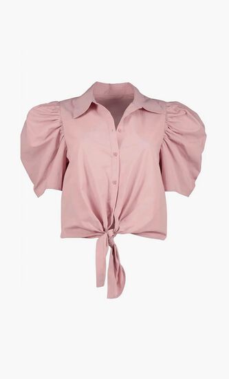 Anise Tie Front Top