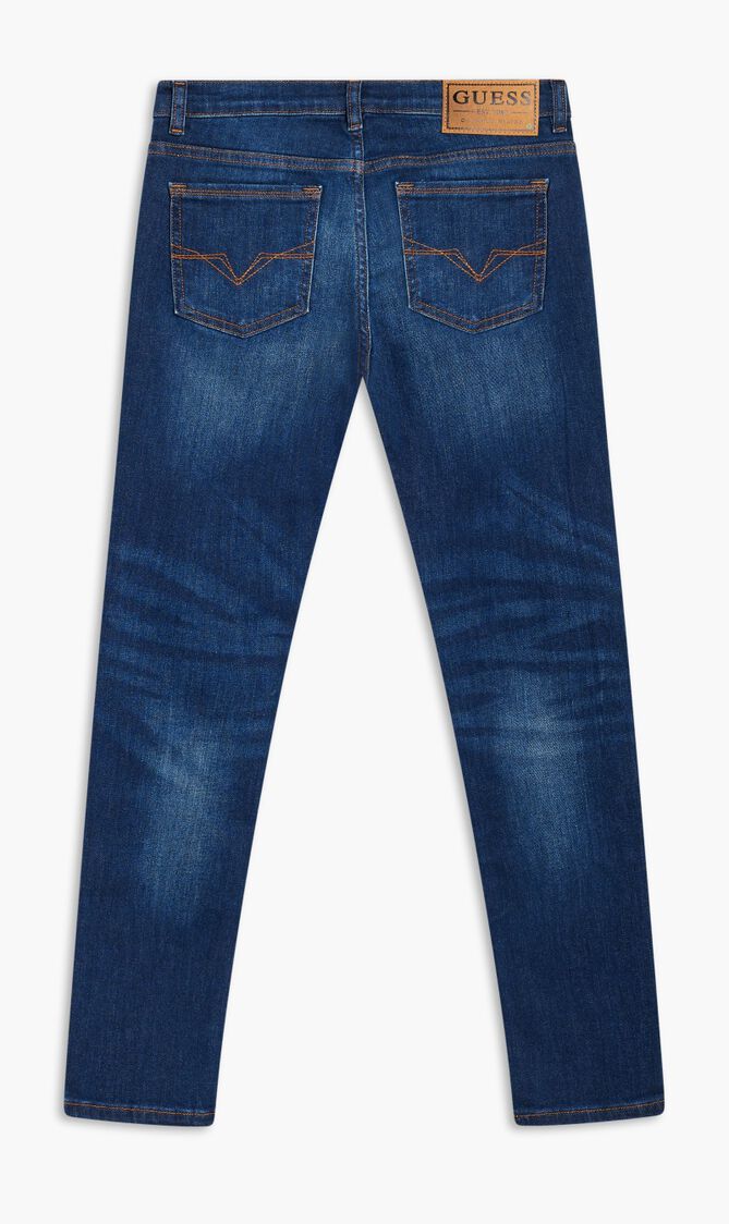 DENIM SKINNY PANTS_C - ECO CARRY SS INDACO