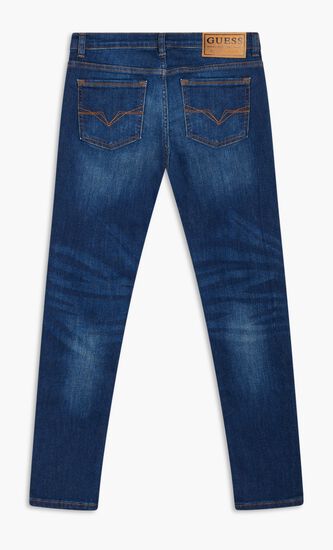 DENIM SKINNY PANTS_C - ECO CARRY SS INDACO