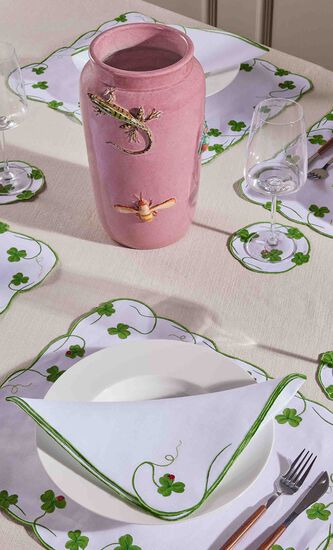 Lucky Coaster Green Set Of 4