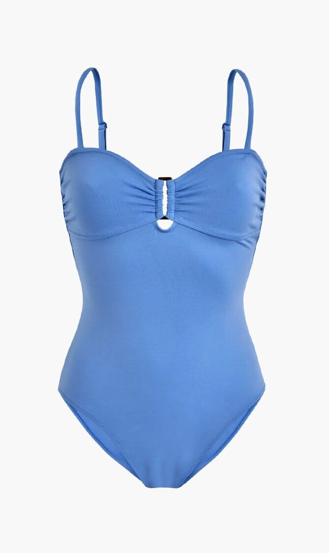 LUCETTE SU24 MAILLOT DE BAIN BLEU JEAN