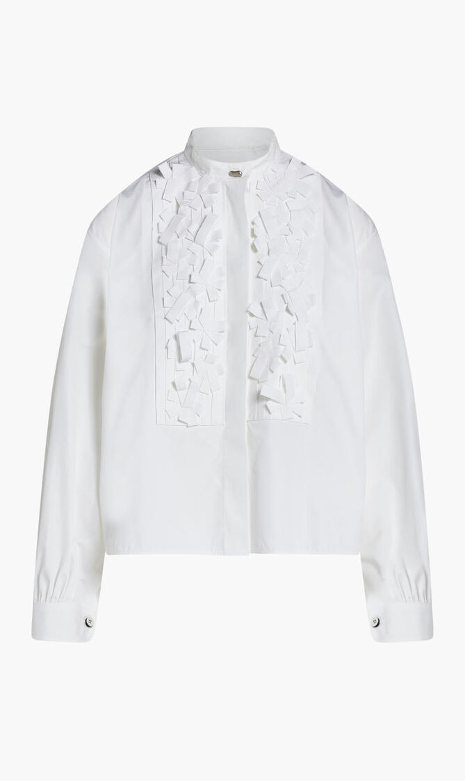 SHIRT 49 EMB HEAVY ORGANIC COTTON POPLIN