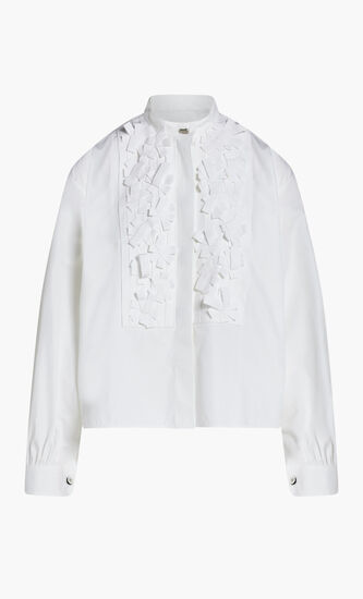 SHIRT 49 EMB HEAVY ORGANIC COTTON POPLIN