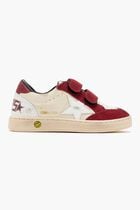 BALL STAR STRAP NAPPA UPPER VAMP AND TONGUE SUEDE TOE AND STRAP SHINY LEATHER STAR LEATHER HEEL CRAC