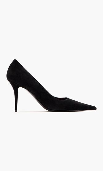 BARBARA PUMP SUEDE 90MM
