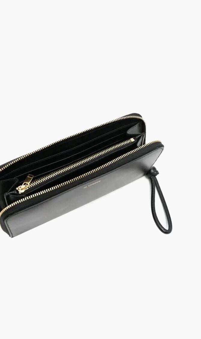 Knot-Detail Leather Purse