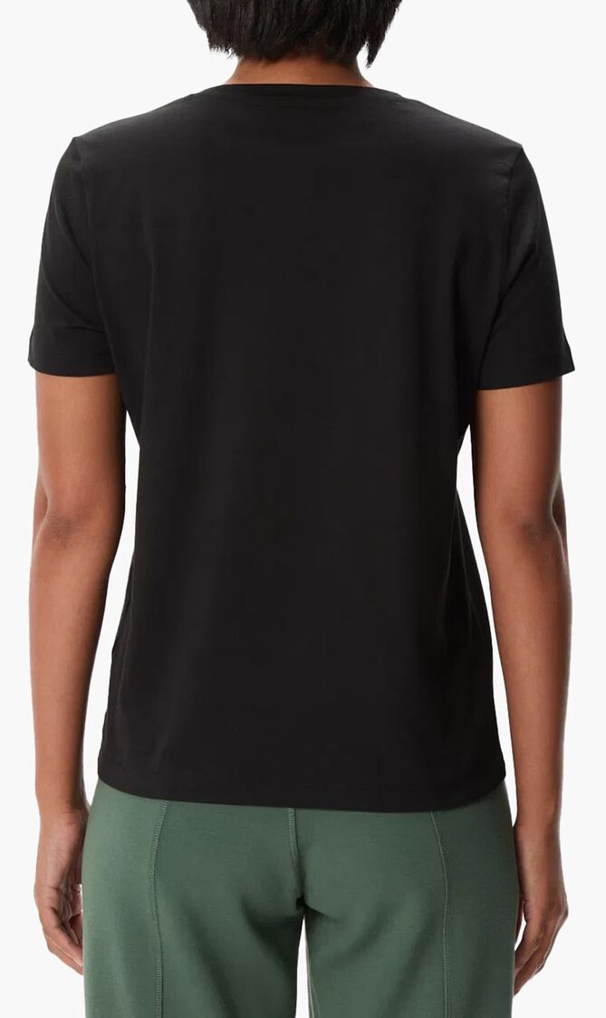 Women'S V-Neck Loose Fit Cotton T-Shirt