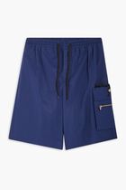 SHORTS CTN PPLN BERMUDA INFORMAL DRAWSTRING CONTRAST GRECA