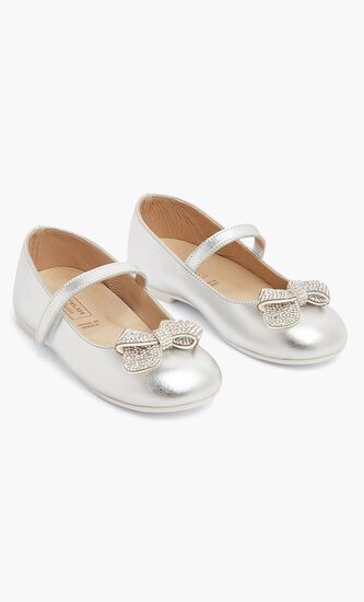 Crystal Bow Ballerinas