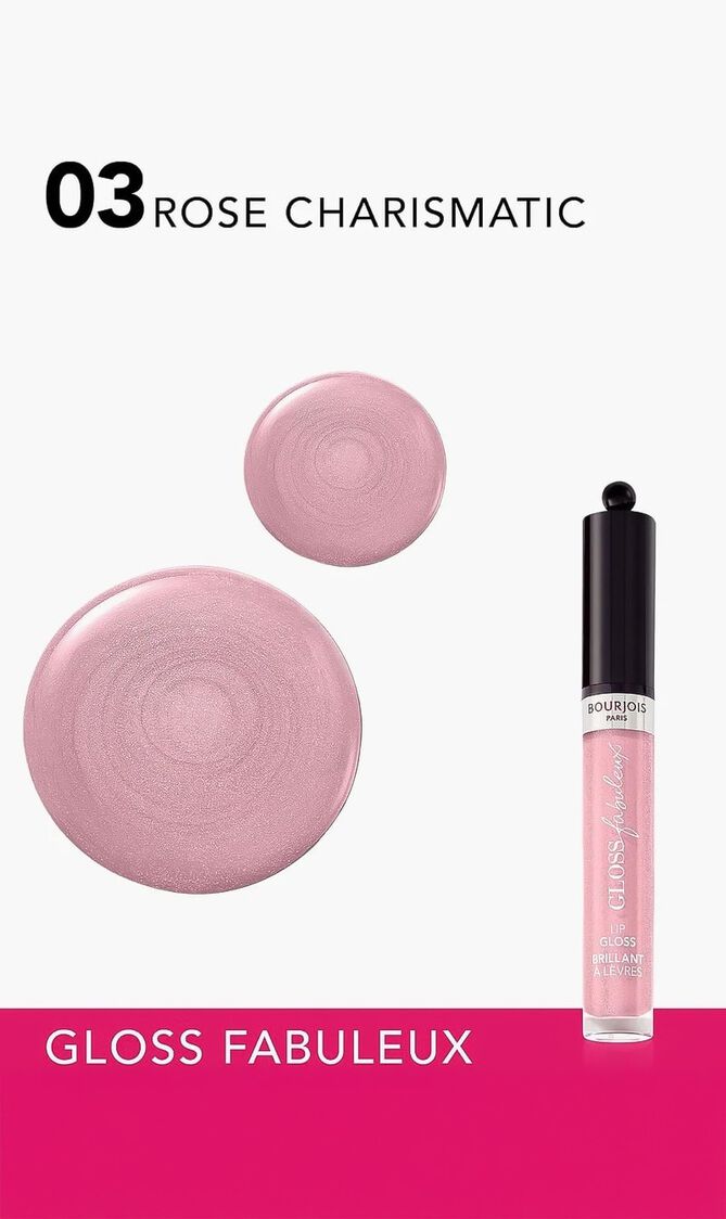 Gloss Fabuleux Lip Gloss, 03 Rose Charismatic