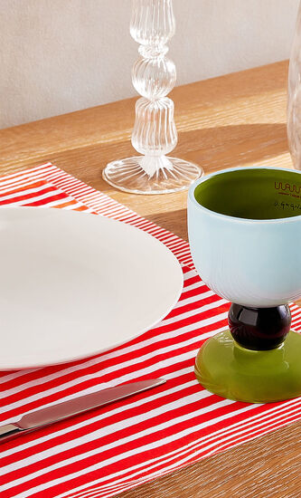 Striped Placemat, Sunny Yellow