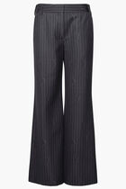 PINSTRIPE WIDE PANT FORGED IRON FORGED I