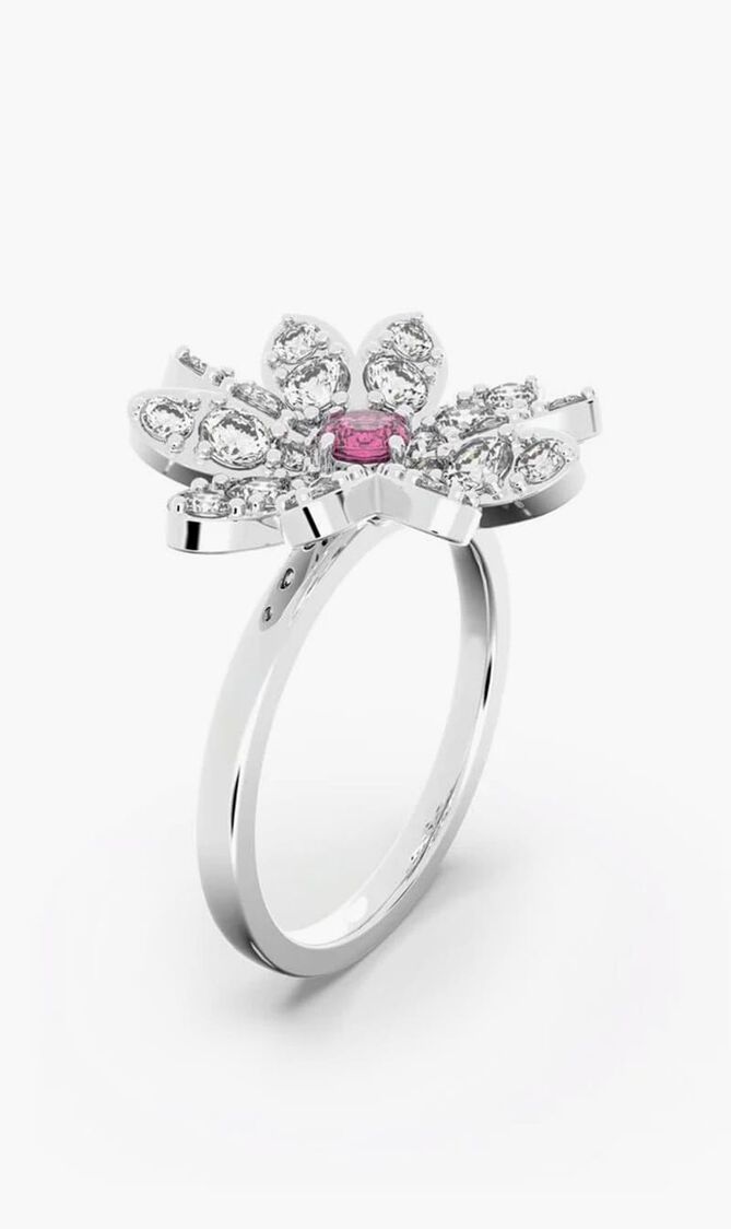 SJC ETERNAL FLOWER RING REDBL/MIX 60MM