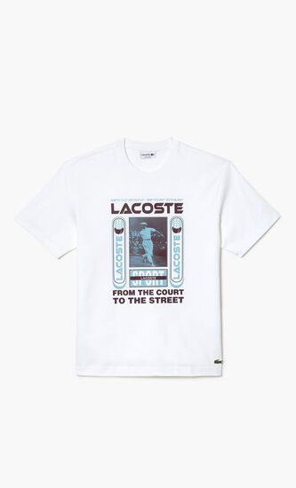 Relaxed Fit Rene Lacoste Print T-shirt