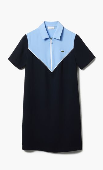 Colorblock Polo Dress