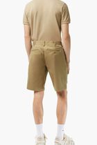 Slim Fit Stretch Cotton Bermuda Shorts