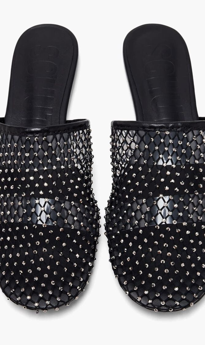 Crystal Embellished Mules
