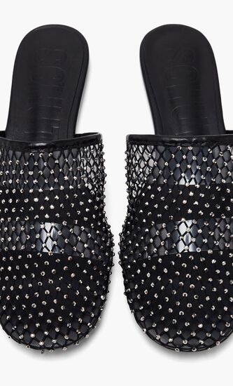 Crystal Embellished Mules
