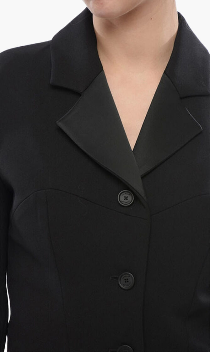 TUXEDO ROUND JKT BLACK NO COLOR