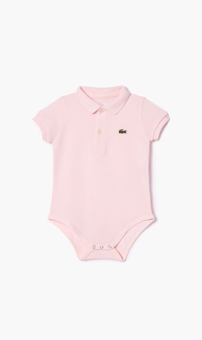Baby Organic Cotton Piqu&eacute; Bodysuit In Recycled Cardboard Box Set