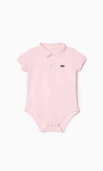 Baby Organic Cotton Piqu&eacute; Bodysuit In Recycled Cardboard Box Set