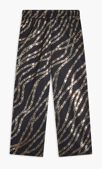 Empire Print Elasticated Waistband Trousers
